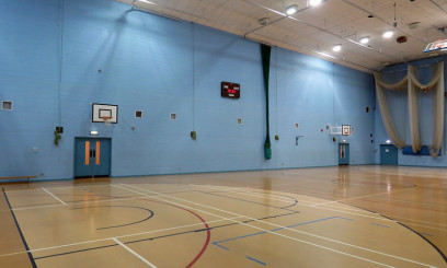 sports hall hire at easton college